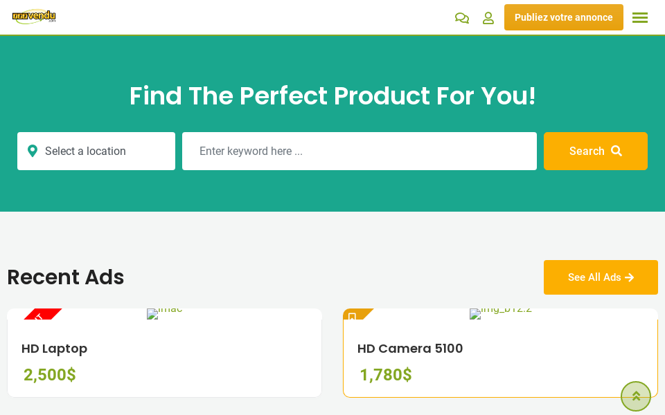 123vendu.com/ screen capture