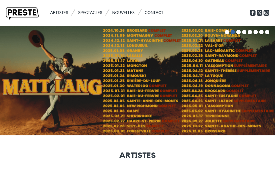 preste.ca/ screen capture