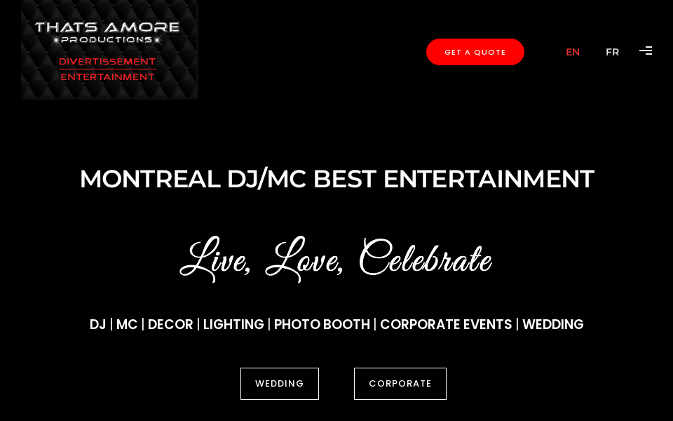 www.weddingdjsmontreal.ca/ screen capture