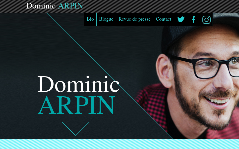 dominicarpin.ca/ screen capture