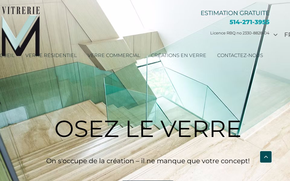 www.vitrerievm.ca/ screen capture