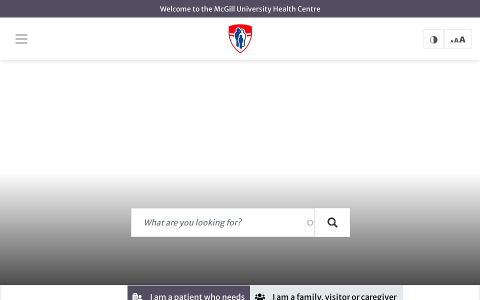 muhc.ca/ screen capture