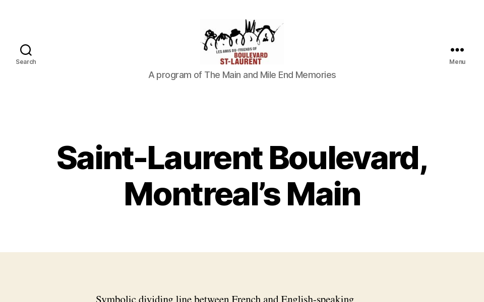 amisboulevardstlaurent.com/ screen capture