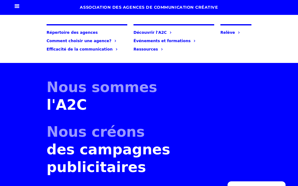 a2c.quebec/ screen capture