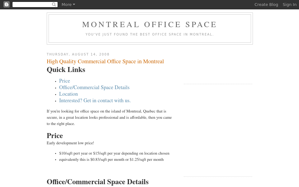 montrealofficespace.blogspot.com/ screen capture