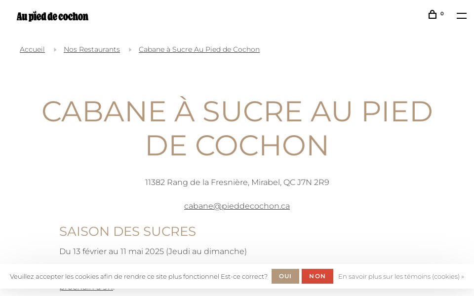 www.aupieddecochon.ca/fc/nos-restaurants/cabane-a-sucre-au-pied-de-cochon/ screen capture