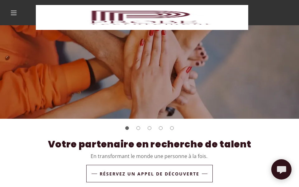 www.proberecrutement.com/ screen capture