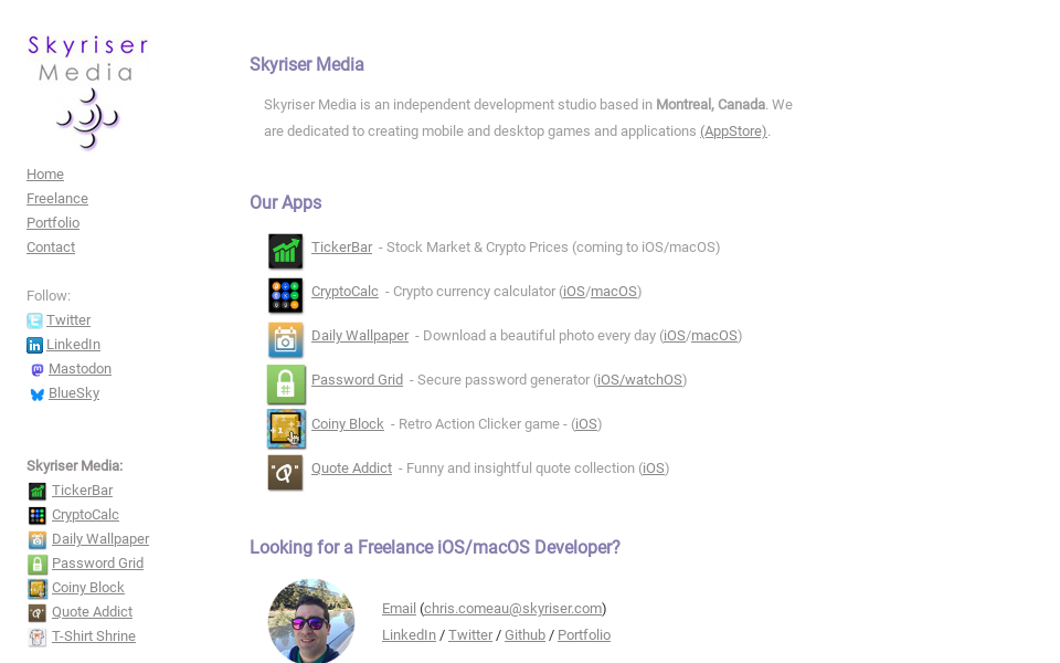 skyriser.com/ screen capture