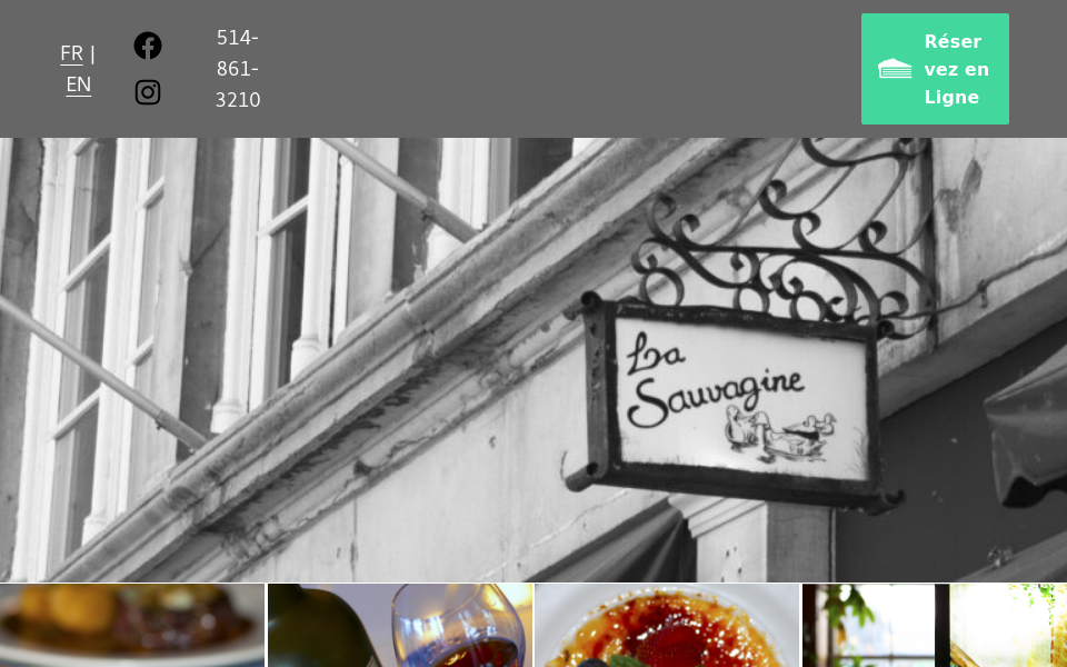 www.sauvagine-montreal.com/ screen capture