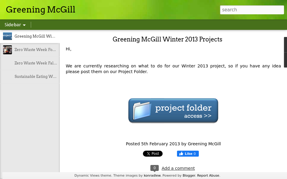 greeningmcgill.blogspot.com/ screen capture