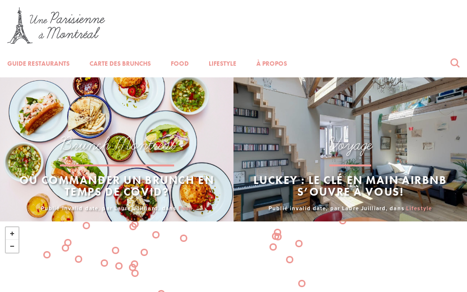 www.uneparisienneamontreal.com/ screen capture