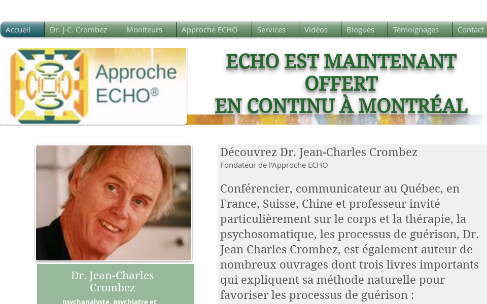 www.approche-echo.net/ screen capture