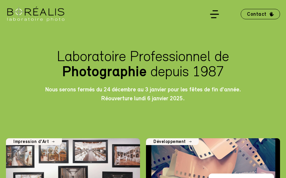 borealislab.qc.ca/ screen capture