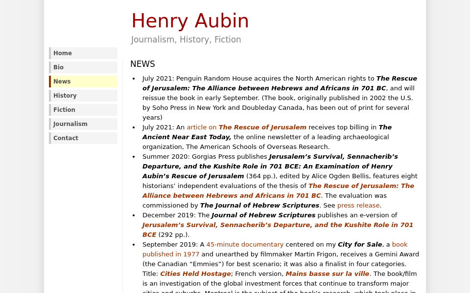 www.henryaubin.com/ screen capture