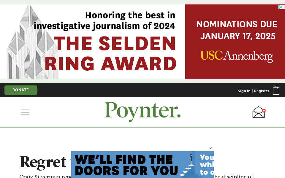 www.poynter.org/category/latest-news/regret-the-error/ screen capture