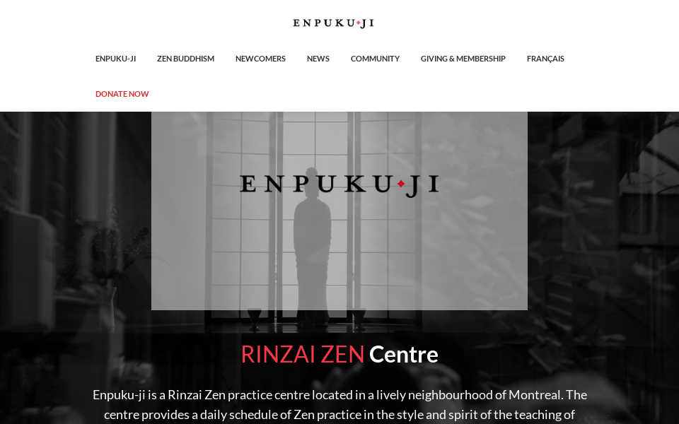 enpuku-ji.org screen capture