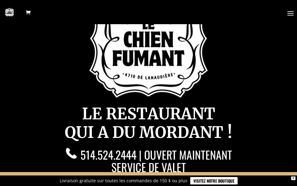 lechienfumant.com/ screen capture