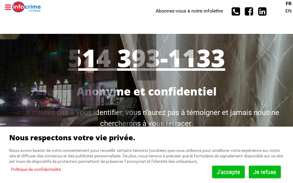 www.infocrimemontreal.ca/ screen capture