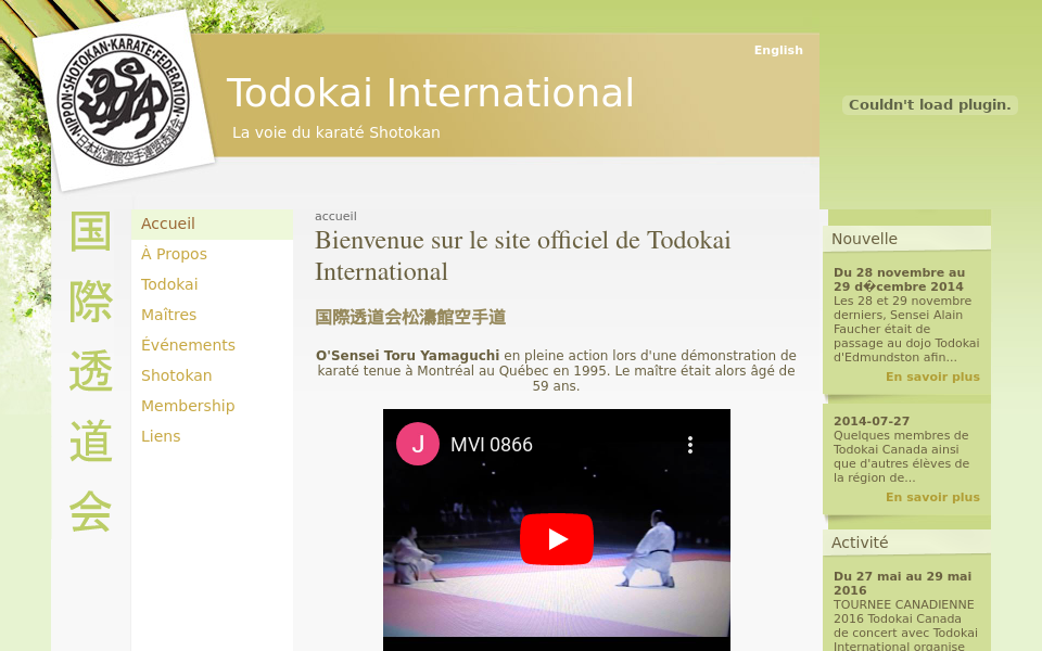 www.todokaiinternational.com screen capture