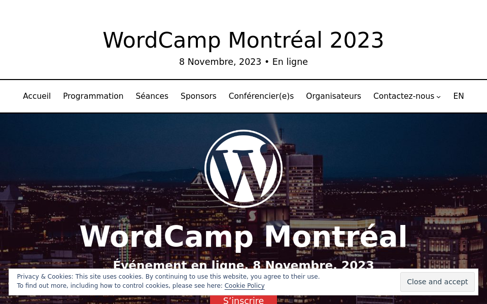 wordcampmontreal.org/ screen capture