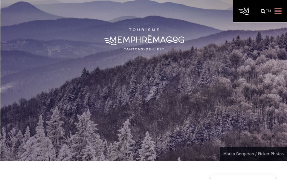 www.tourisme-memphremagog.com/ screen capture