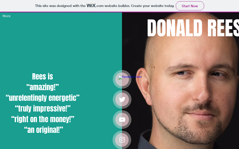 donaldrees.com/ screen capture