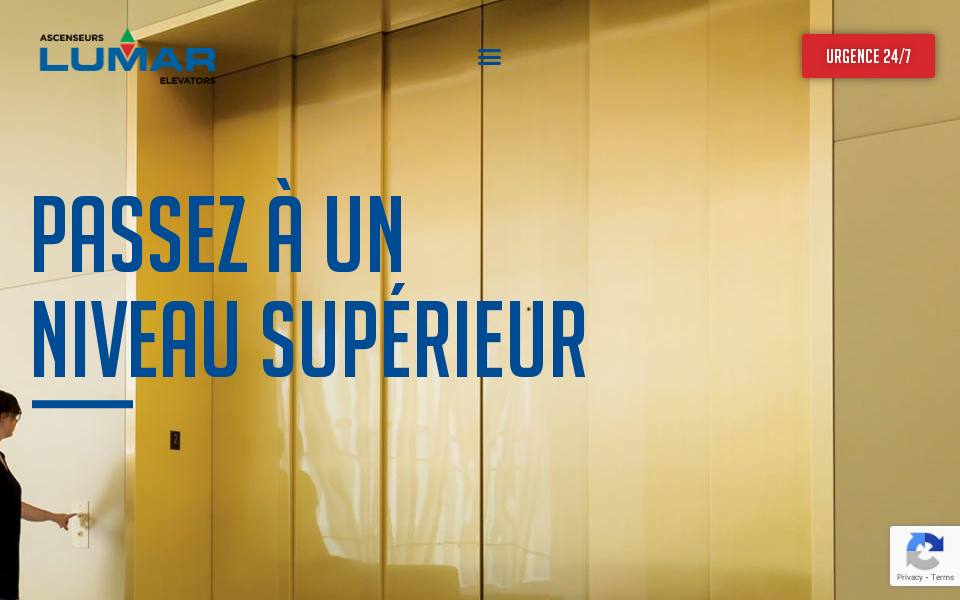 ascenseurslumar.ca/ screen capture