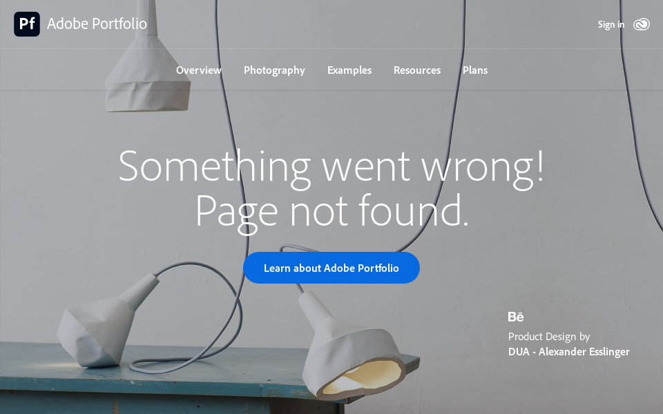 mevebergeron.myportfolio.com screen capture