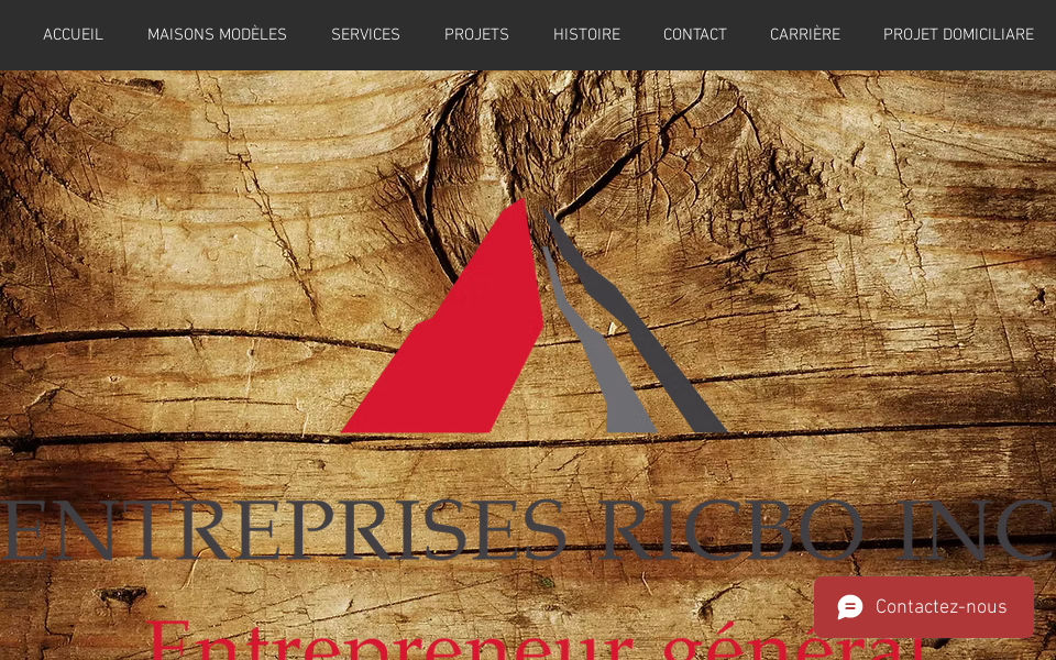 www.entreprisesricbo.com/ screen capture