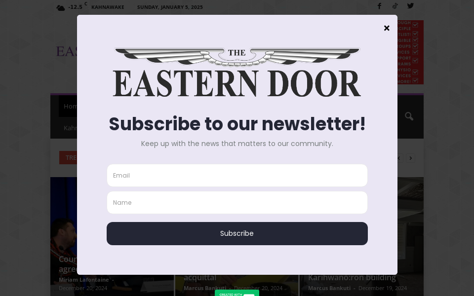 easterndoor.com/ screen capture