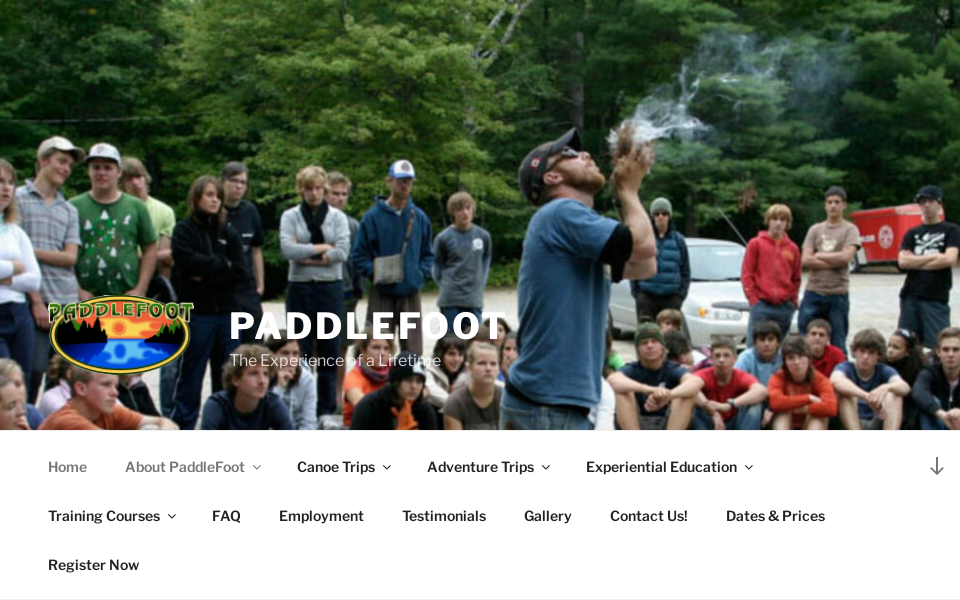 www.paddlefoot.ca/ screen capture
