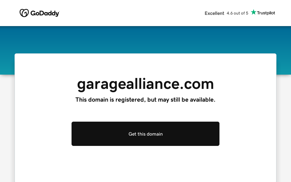 garagealliance.com/ screen capture