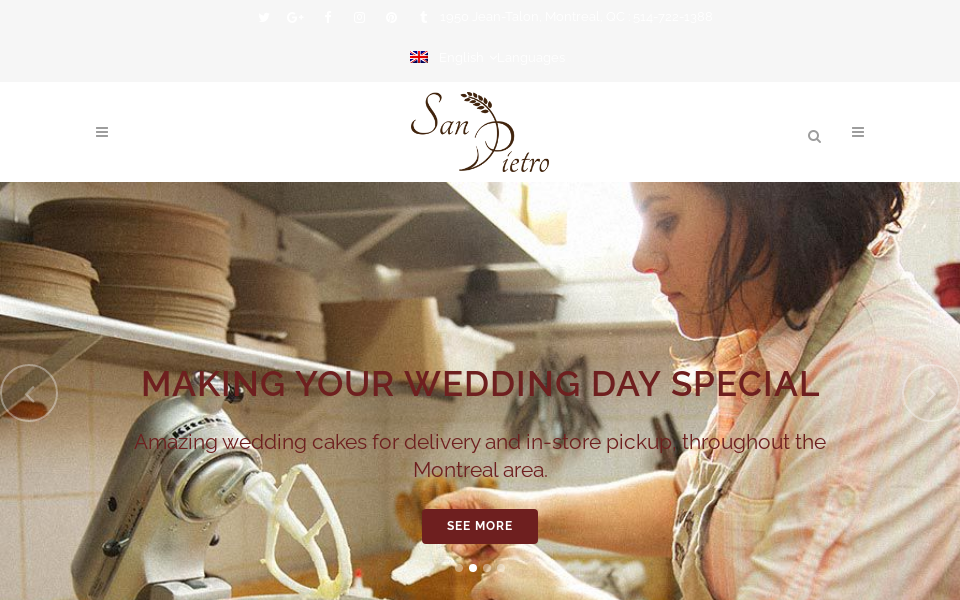 sanpietro.ca/ screen capture