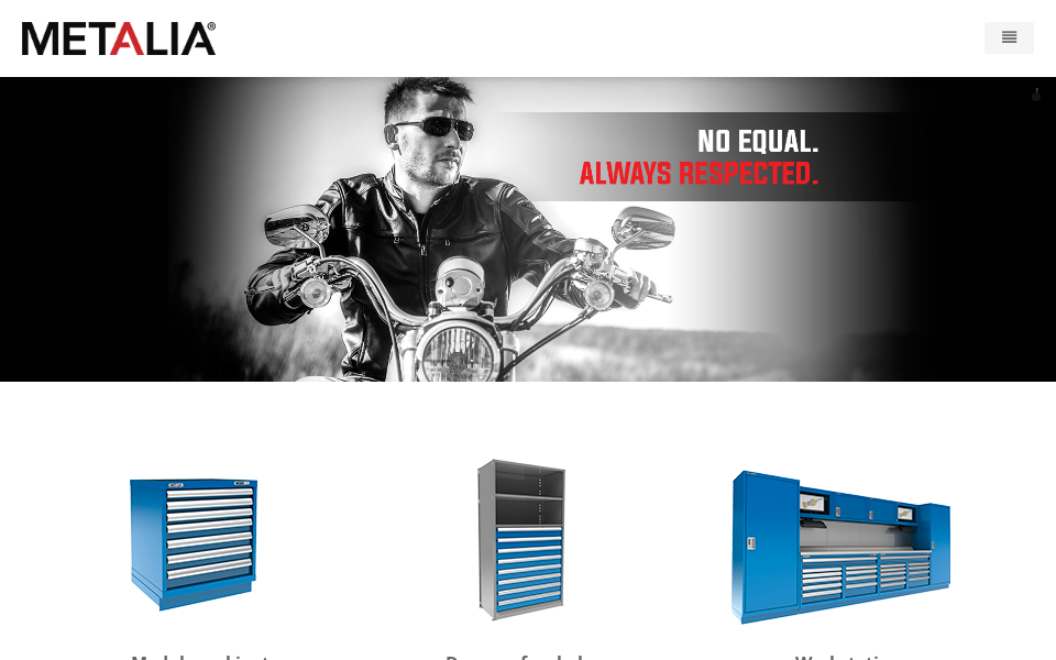 www.metalia.com/ screen capture