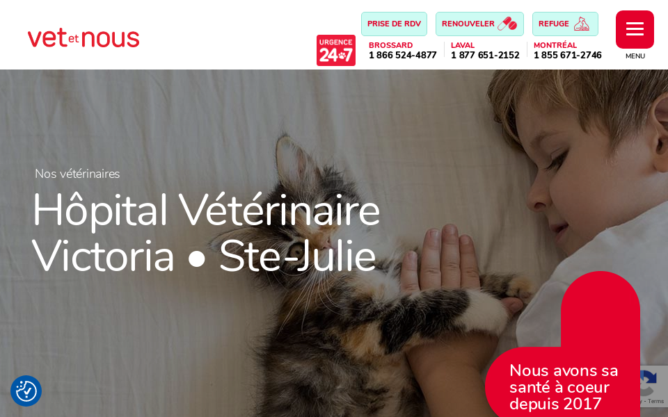 www.vetetnous.com/nos-veterinaires/hopital-veterinaire-victoria-sainte-julie/ screen capture