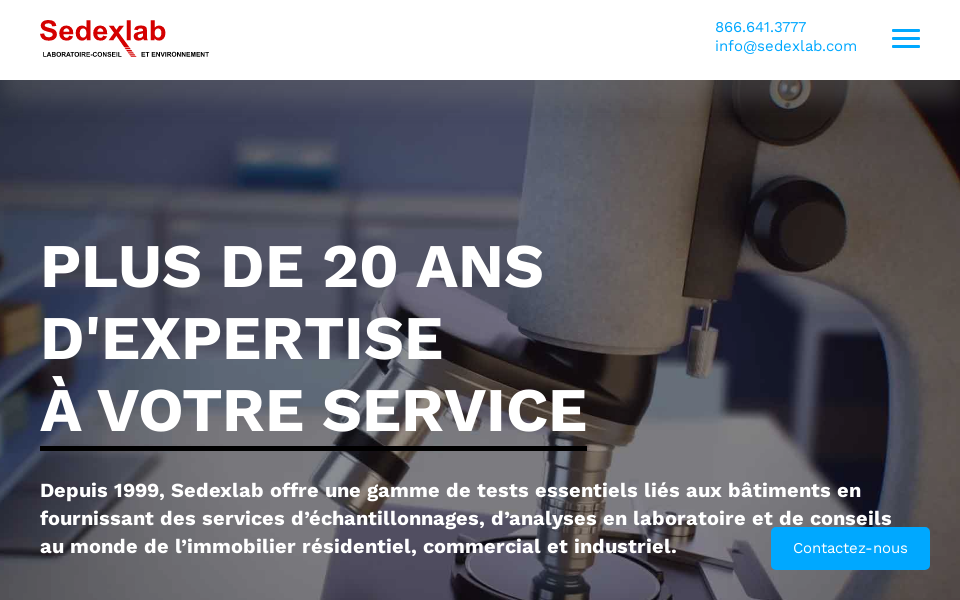 sedexlab.com/ screen capture