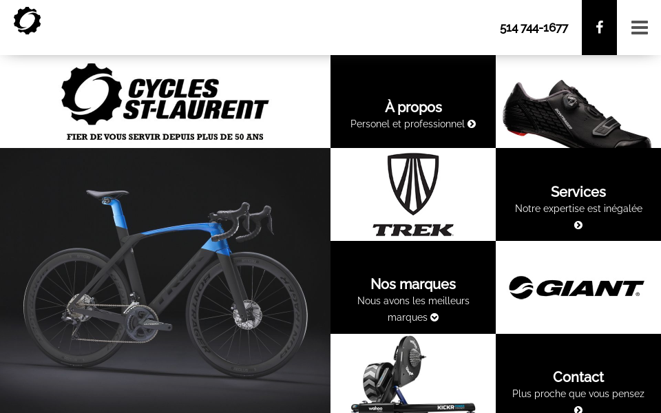 www.cyclesstlaurent.com/ screen capture