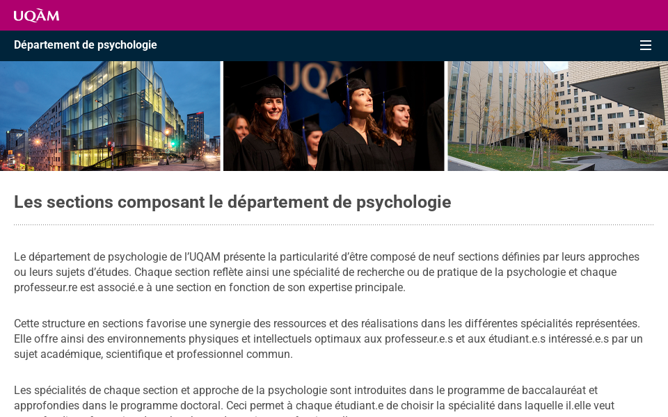 psychologie.uqam.ca/ screen capture