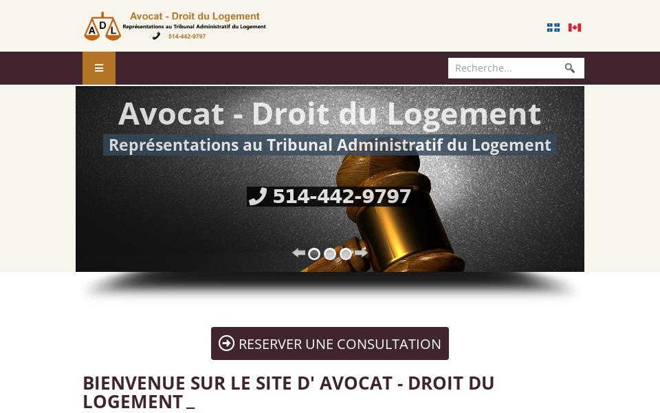 www.avocatdroitlogement.com/ screen capture