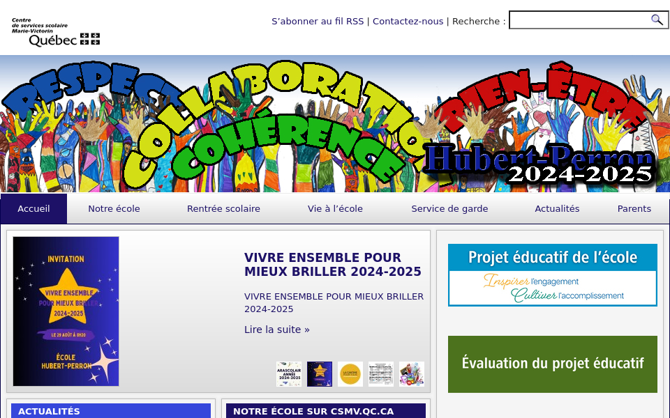 hubert-perron.ecoles.csmv.qc.ca/ screen capture