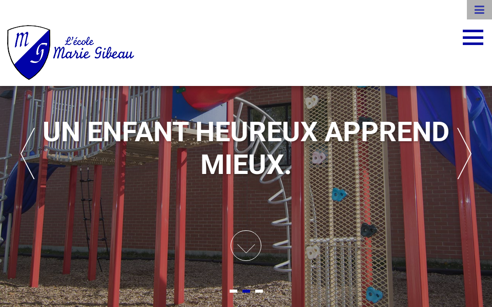 ecolemariegibeau.ca/ screen capture