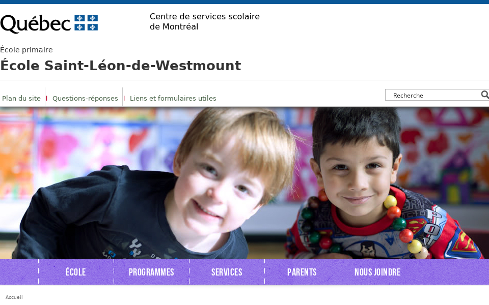 st-leon-de-westmount.cssdm.gouv.qc.ca/ screen capture