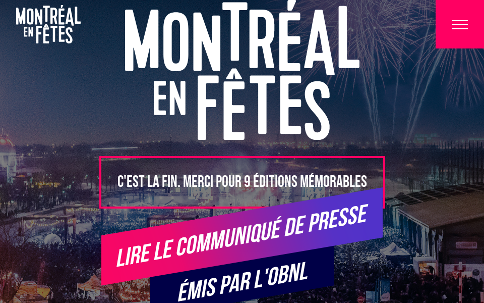 www.montrealenfetes.com/ screen capture