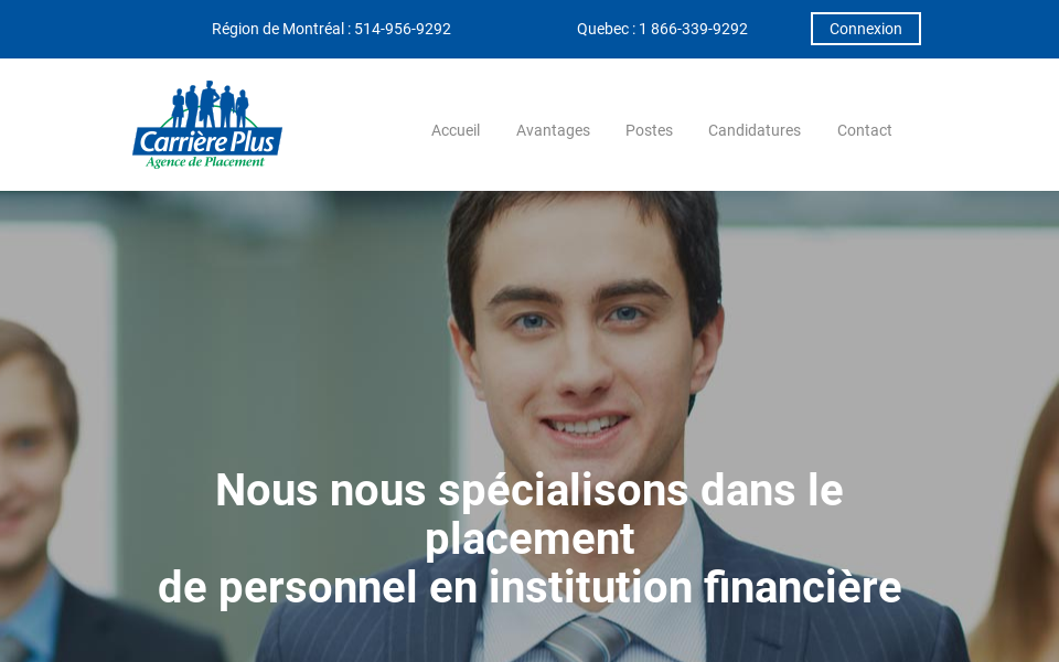 www.carriereplus.ca/ screen capture
