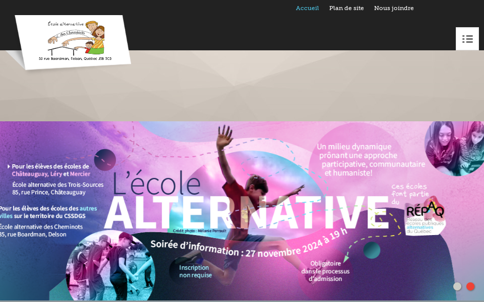 descheminots.cssdgs.gouv.qc.ca/ screen capture