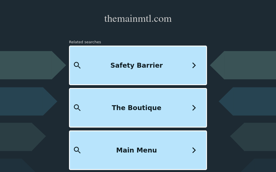 www.themainmtl.com screen capture