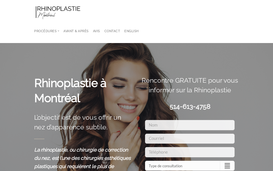 www.rhinoplastie-montreal.com/ screen capture