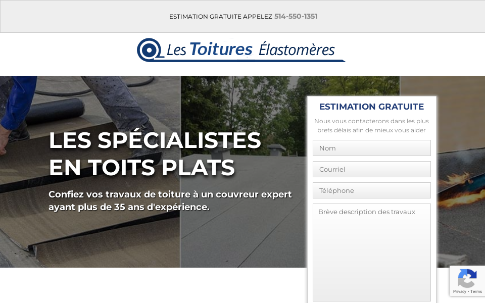 toitureselastomeres.ca/ screen capture