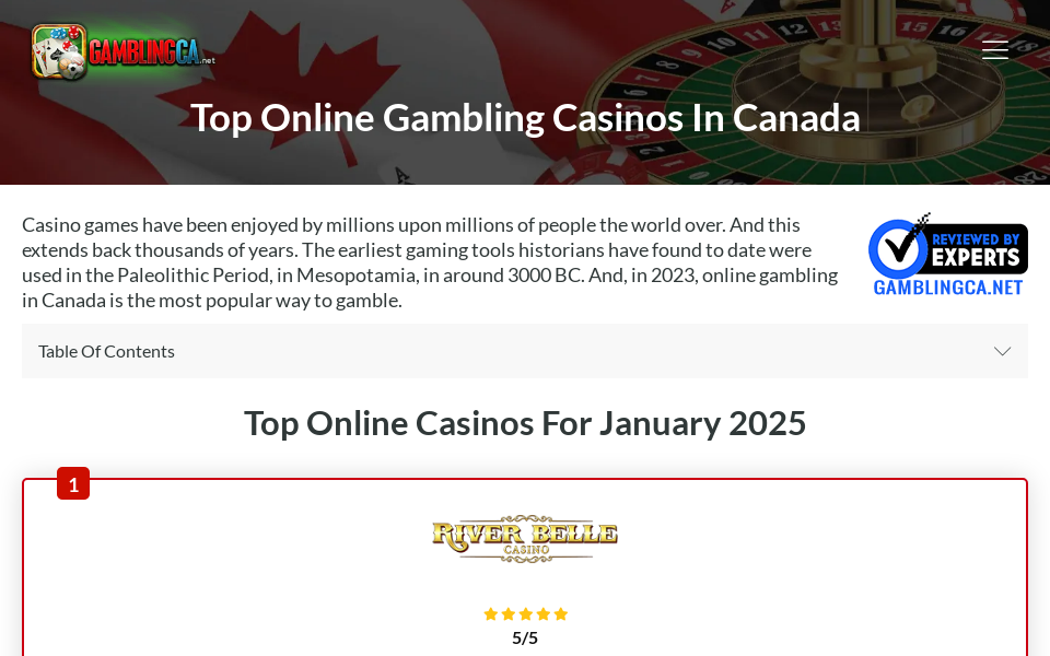 gamblingca.net screen capture
