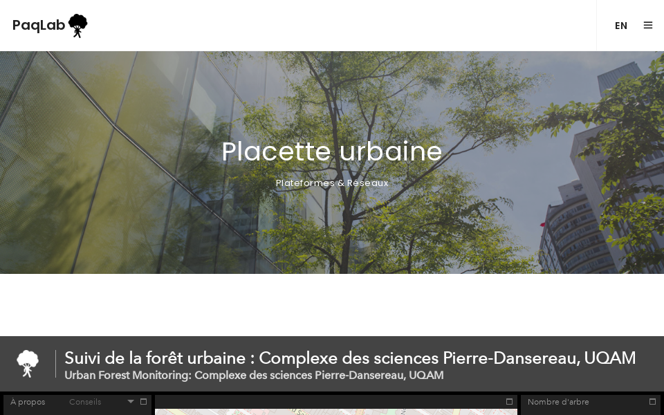 paqlab.uqam.ca/placette.php screen capture